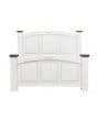 Elegant frosted white bedroom furniture set from Athens Woodcrafters.