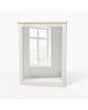 Elegant frosted white bedroom mirror from Athens Woodcrafters.